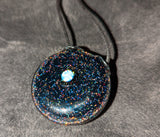 Black Crushed Opal Hollow coin
