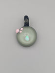 Opal dot stack pendant