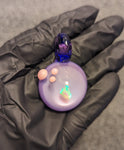 Opal dot stack pendant